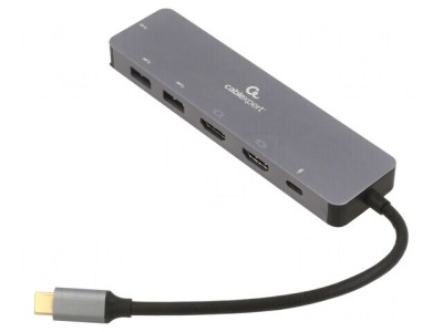 Adaptor USB 3.1 0,15m Negru-Gri Cablexpert 5Gbps foto
