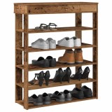 VidaXL Pantofar, Lemn vechi, 80x30x98 cm, lemn compozit