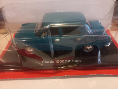 Macheta Skoda 1000MB - 1969 - Hachette scara 1:24 foto