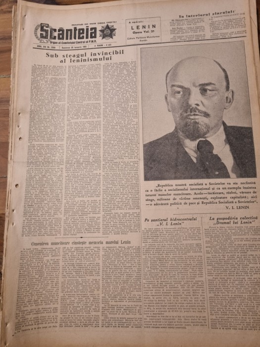 scanteia 20 ianuarie 1952-cuvantarea lui gheorghe gheorghiu dej si ana pauker