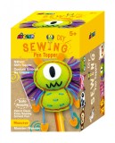 Cumpara ieftin Set de cusut DIY - decoratiune topper pentru creion - Monstrulet