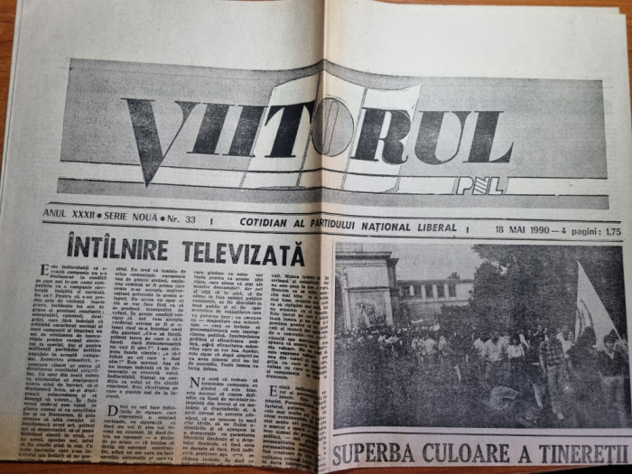 ziarul viitorul 18 mai 1990-mai bine mort decat comunist