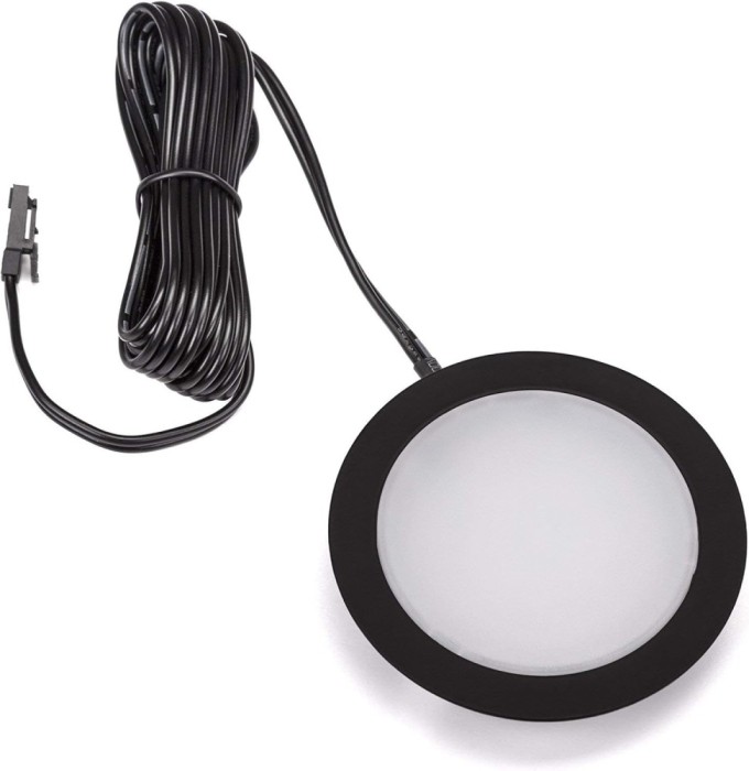 Spot led aplicat cu inductie DC12V 2-2.5W alb rece negru inductie 5-10cm