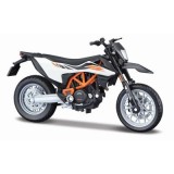 MAISTO MOTOCICLETA METALICA CU STAND EDITIE SPECIALA KTM 690 SMC R SCARA 1 LA 18