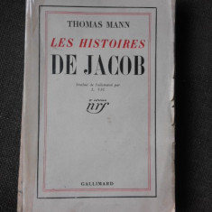 LES HISTOIRES DE JACOB - THOMAS MANN (CARTE IN LIMBA FRANCEZA)