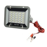 Proiector LED cu clesti, 75LED SMD, 30W, 12V, IP66, camping