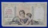 Bancnota Indochina 500 piastri 1939, 500 piastres 1939