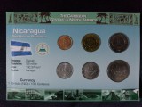 Seria completata monede - Nicaragua 1997 - 2007, 6 monede, America Centrala si de Sud