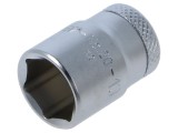 Cap tubular 13mm 6-puncte GEDORE, oțel cromat 1/4"