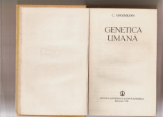 Genetica Umana - C. Maximilian foto