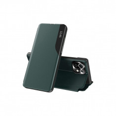 Husa Flip pentru Xiaomi Mi 11 Lite 4G / Mi 11 Lite 5G / 11 Lite 5G NE Techsuit eFold Series Verde foto