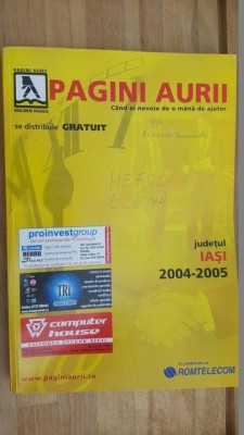 Pagini aurii Iasi 2004-2005 foto