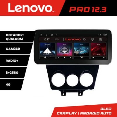 Navigatie Mazda RX8 2003-2008 Lenovo PRO 8+256 12.3 inch qled android 4G DSP gps internet 8Core CarStore Technology foto