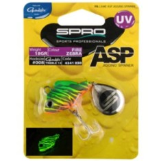 LINGURITA SPRO ASP SPINNER UV 28GR FIRE ZEBRA foto