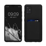 Husa Kwmobile pentru Samsung Galaxy A51, Negru, Silicon, KWM000021KP001C