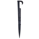 Tarus de fixare furtun de irigare, 16 mm, lungime 17.5 cm, polipropilena, negru