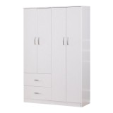 Cumpara ieftin Dulap dormitor Zelia Pako World Alb 120x42x180 cm