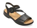 Cumpara ieftin Sandale RIEKER negre, 64561, din piele naturala