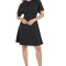 Rochie cu maneca scurta pentru femei Tommy Hilfiger WW0WW41271, negru, L - OUTLET