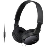 Casti audio MDRZX110APB, tip DJ cu control telefon, negru, Sony