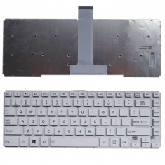 Tastatura laptop noua Toshiba L40-B WHITE (Without frame) US