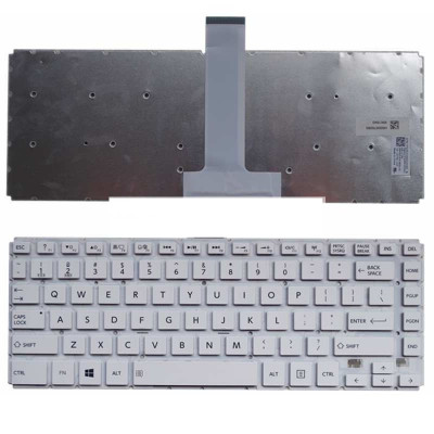 Tastatura laptop noua Toshiba L40-B WHITE (Without frame) US foto