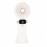 Cumpara ieftin Ventilator portabil USB re&icirc;ncărcabil, DEPOX&reg;, silențios cu 5 trepte de viteză, alb
