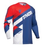 Bluza Enduro Motocross Sector Checker Rosu Abastru, Thor