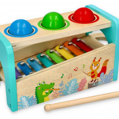 Set xilofon cu 8 note din lemn pentru copii Lelin L21021 for Your BabyKids