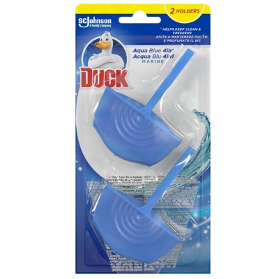 Odorizant wc baie Duck Aqua Blue 4in1, marin, 2 x 36 g foto