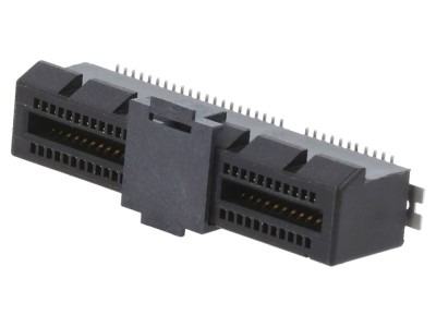 Conector drept SMT PCB aurit selectiv foto