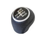 Nuca Schimbator 5 Viteze Negru/Gri Fiat Ducato (2002-2014) - Plastic + Piele Ecologica ALM