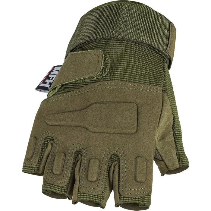 Manusi Tactice PRO Decupate Olive Drab MFH (Marime: L)