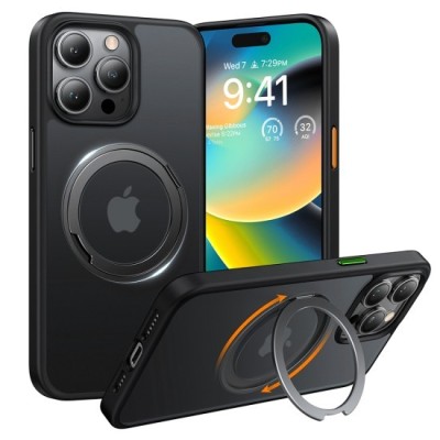 Husa pentru iPhone 15 Pro Max - Torras Ostand Pro Series - Black foto