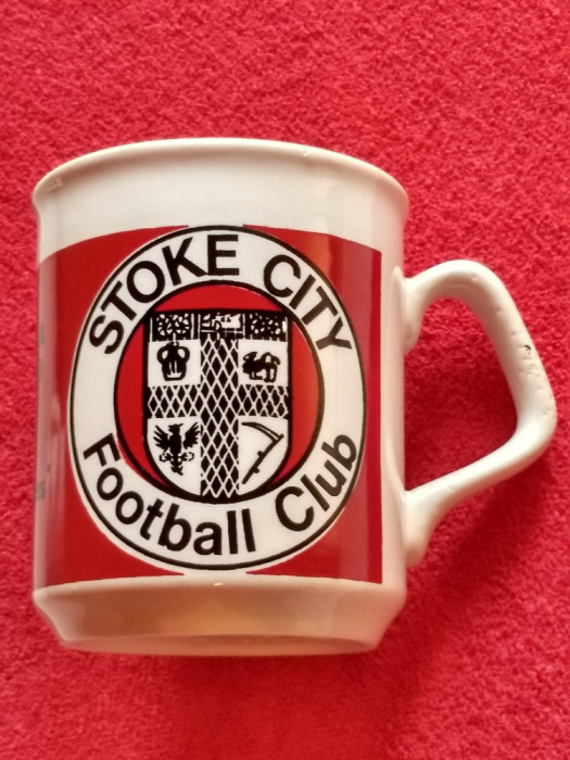 Cana veche de colectie-suporter fotbal STOKE CITY FC (Anglia)