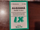ALGEBRA CLASA A IX A REZOLVAREA PROBLEMELOR DIN MANUAL NASTASESCU