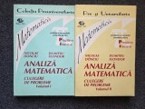ANALIZA MATEMATICA. Culegere probleme - Donciu, Flondor (2 volume 1993-1994)