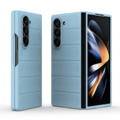 Husa pentru Samsung Galaxy Z Fold6 - Techsuit Magic Shield - Bleu foto