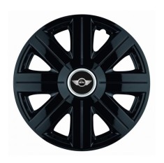 Set 4 Capace Roti, potrivite jantelor de R14, pentru Mini, model Cosmos Negru