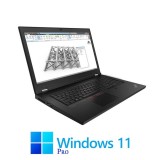 Laptop Lenovo P17 Gen 1, i7-10850H, SSD, Display NOU, Quadro T2000, Win 11 Pro