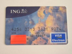 B12 26 - Card bancar foarte vechi - piesa de colectie