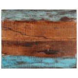 Blat masa dreptunghiular vidaXL 70x90 cm, lemn masiv reciclat, 25-27mm, multicolor