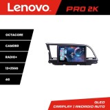 Navigatie Hyundai Elantra 2015-2018 Lenovo Kit-581 8 core QLED 2K 12+256 360 Android Waze USB Navigatie Internet Youtube Radio