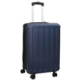 Valiză pliabilă cu carcasă tare 24&#039;&#039; Albastru &icirc;nchis 43x27x66 cm ABS