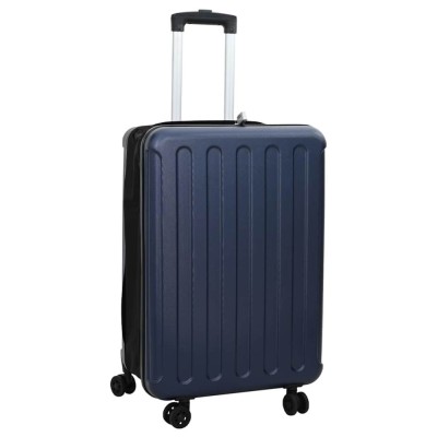 Valiză pliabilă cu carcasă tare 24&amp;#039;&amp;#039; Albastru &amp;icirc;nchis 43x27x66 cm ABS foto