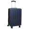 vidaXL Valiză cu blocare Albastru &icirc;nchis 43 x 27 x 66 cm Plastic ABS 42006243