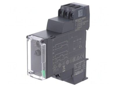 Timer Multifuncțional 0,05s-300h SPDT 250VAC/8A 24-240VAC/DC foto