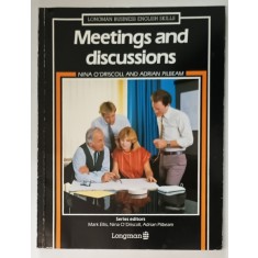 MEETINGS AND DISCUSSIONS by NINA O ' DRISCOLL and ADRIAN PILBEAM , LONGMAN BUSINESS ENGLISH SKILLS by MARK ELLIS ...ADRIAN PIBEAM , 1991