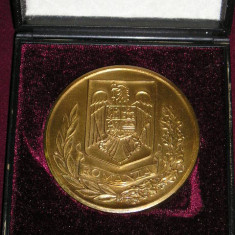 QW2 2 - Medalie - tematica politica - Prefectura Bucuresti 10 ani - 2002