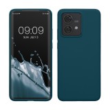 Husa Kwmobile pentru Motorola Edge 40 Neo, Verde inchis, Silicon, KWM000022NV007C, Carcasa